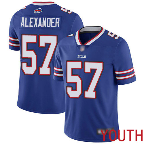 Youth Buffalo Bills #57 Lorenzo Alexander Royal Blue Team Color Vapor Untouchable Limited Player NFL Jersey
